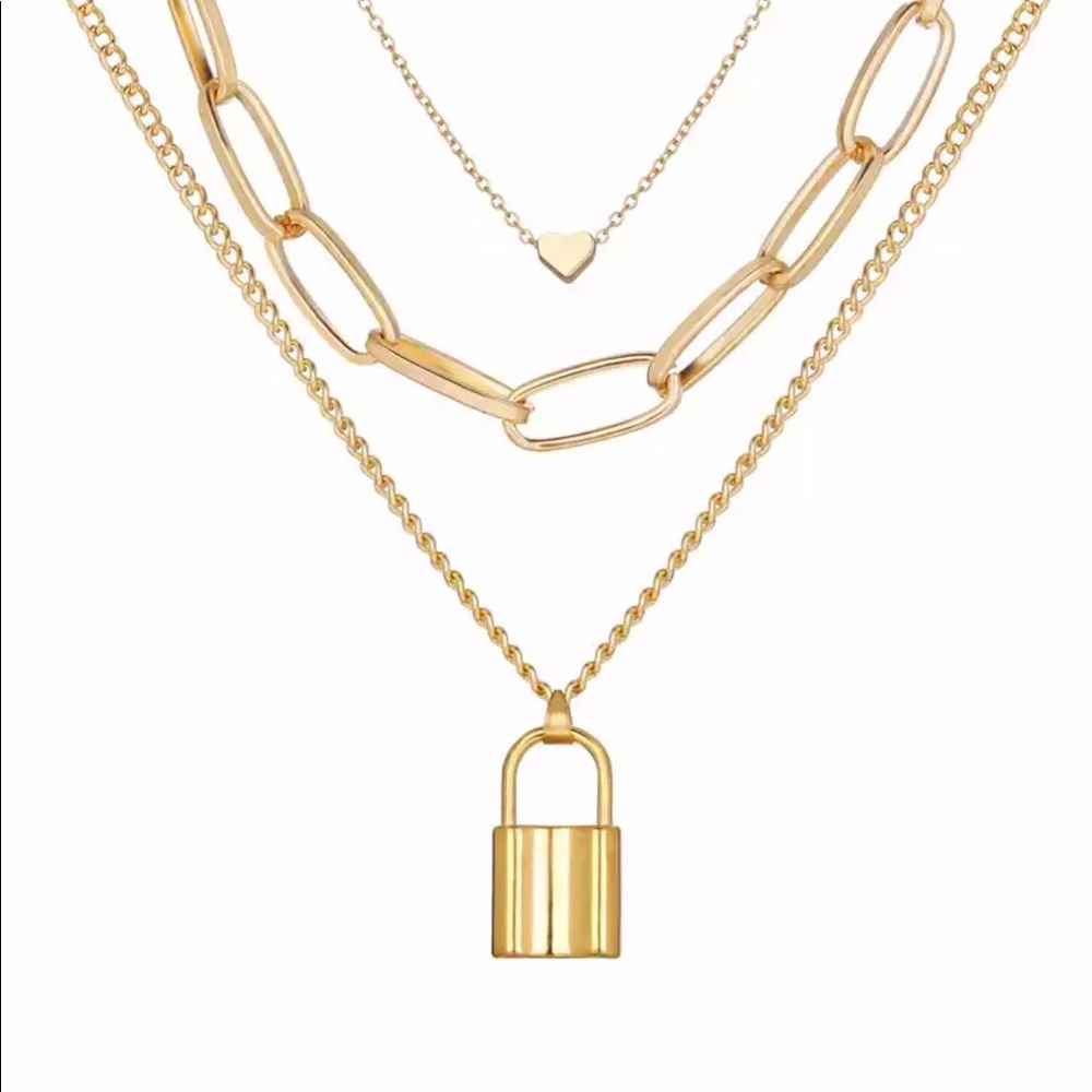 Lock Pendant Necklace